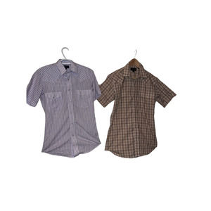 2 Pack Of Panhandle‎ Slim Botton Down Dress Shirts Size 14 -14 1/2